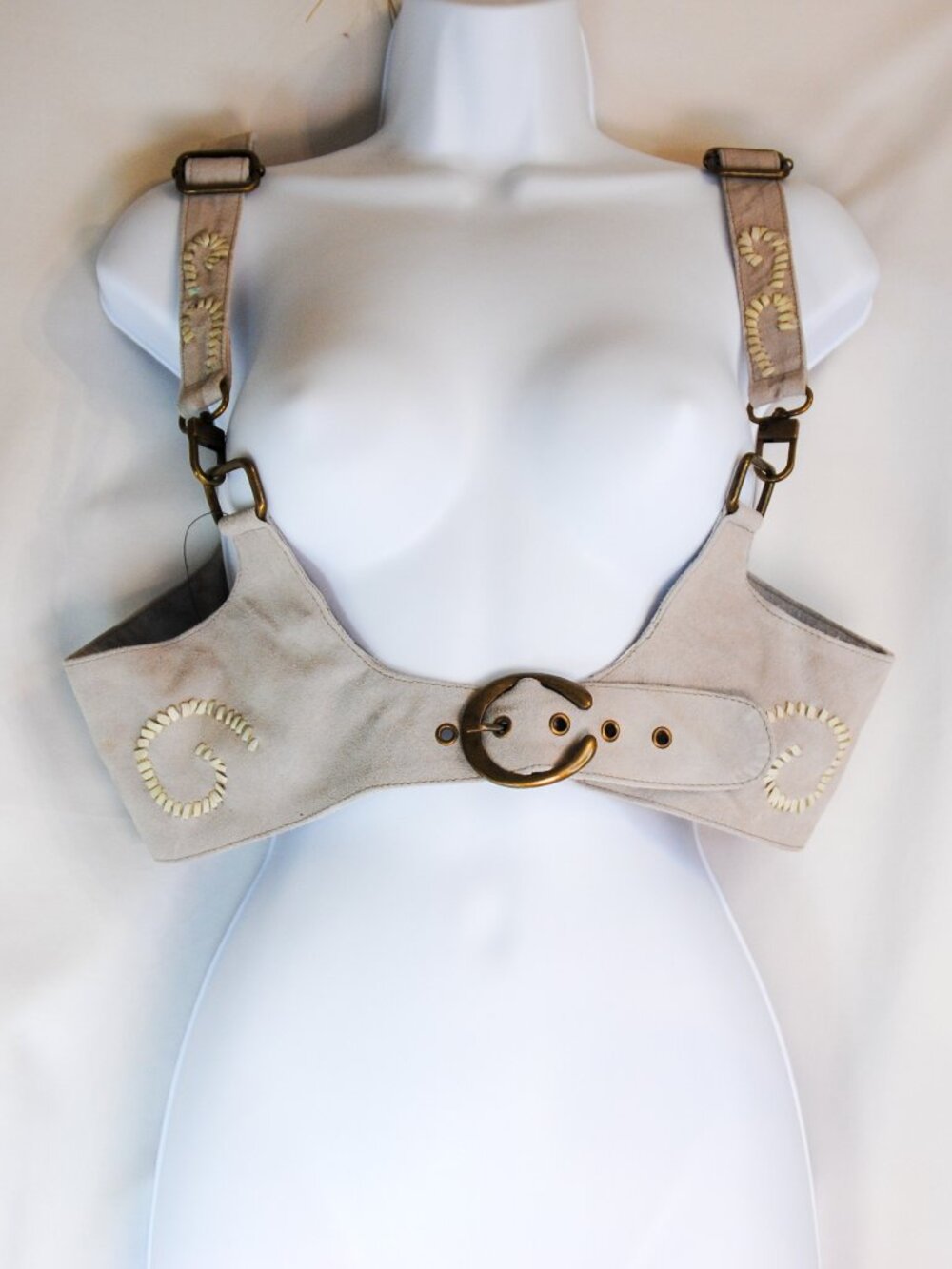 Free People Suede Adjustable Harness NWT